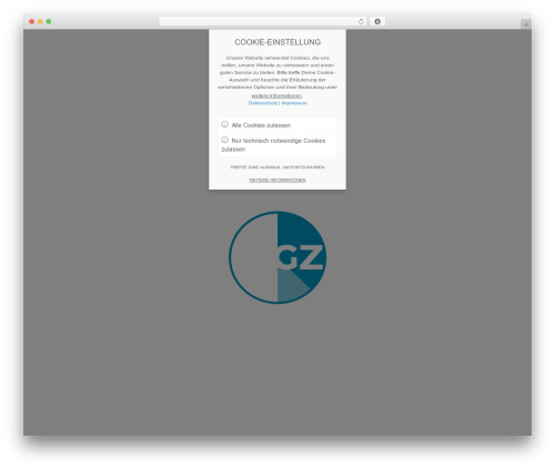 WordPress theme Impreza - gehoerlosenzeitung.de