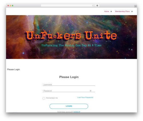 Hello Elementor WordPress theme - unfuckersunite.com