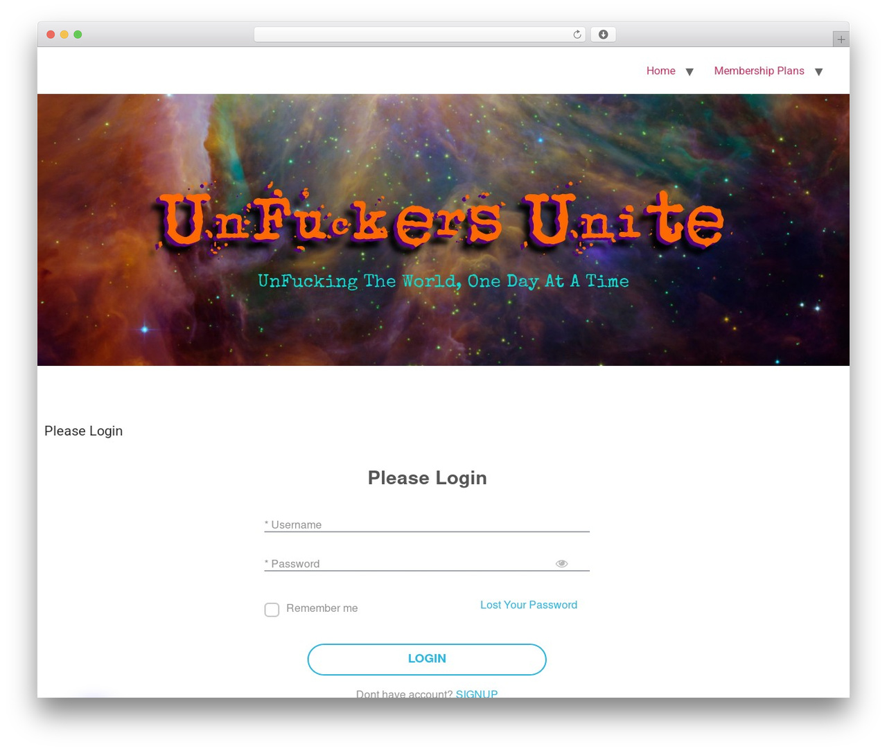 Hello Elementor WordPress theme - unfuckersunite.com