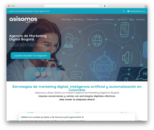 LEVELUP WordPress theme - asisomos.co