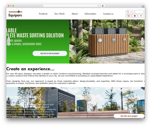 Mango Theme top WordPress theme - equiparc.com