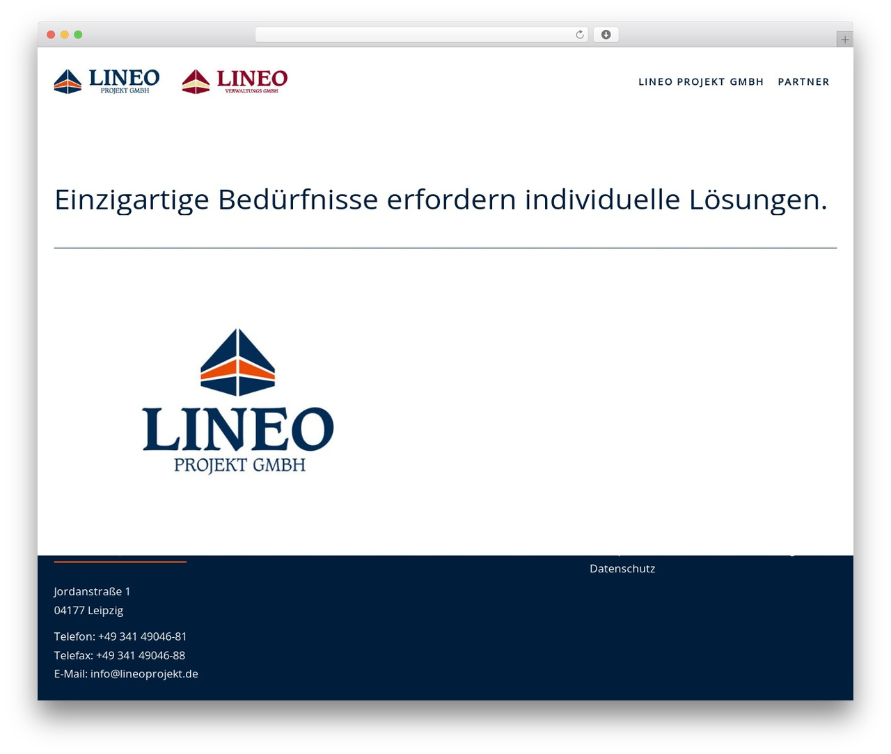 Structure WordPress theme - lineogruppe.de