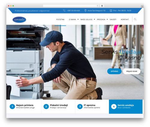 WordPress theme Advisor - emado.ba