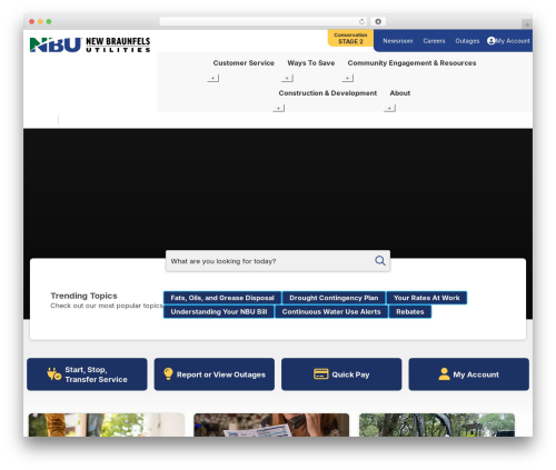 WordPress theme PlaneteriaWeb - nbutexas.com