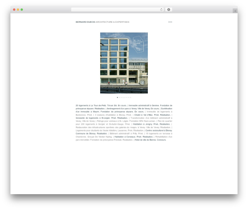 WP theme Theme wp_test2018 - bdae.ch