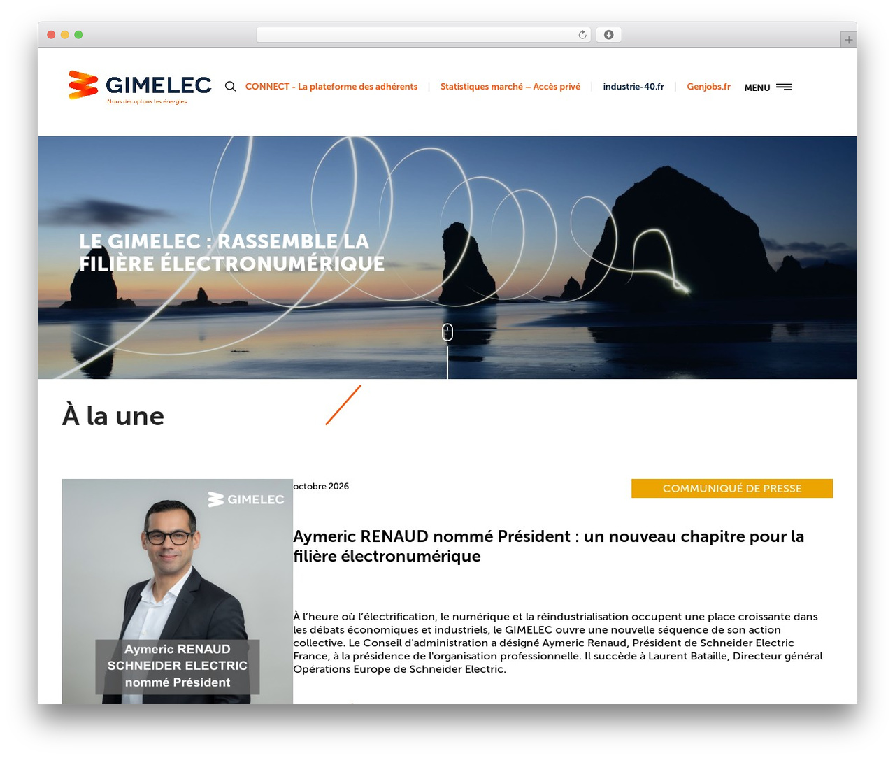 Base Theme WordPress theme - gimelec.fr