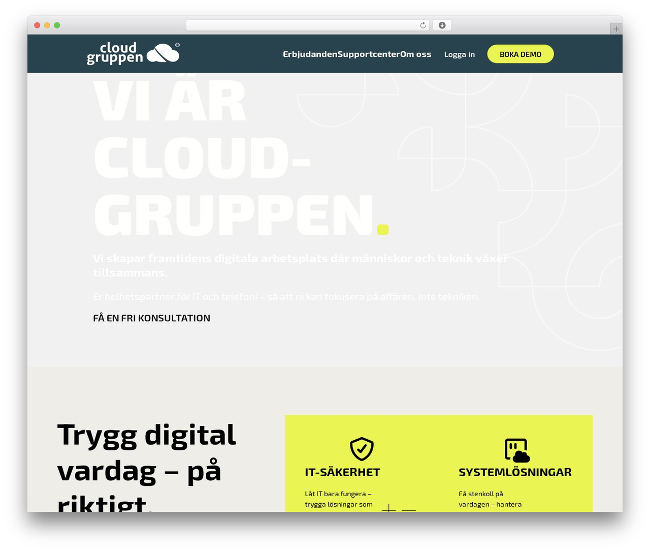 cloudgruppen WordPress theme - cloudgruppen.se