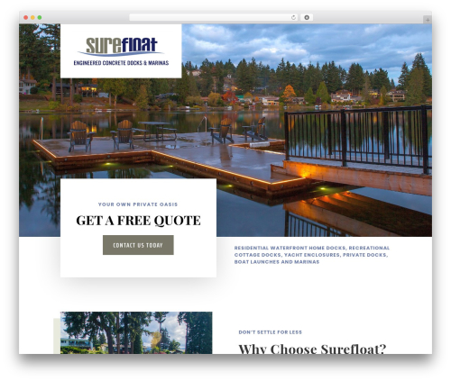Divi theme WordPress - surefloat.com
