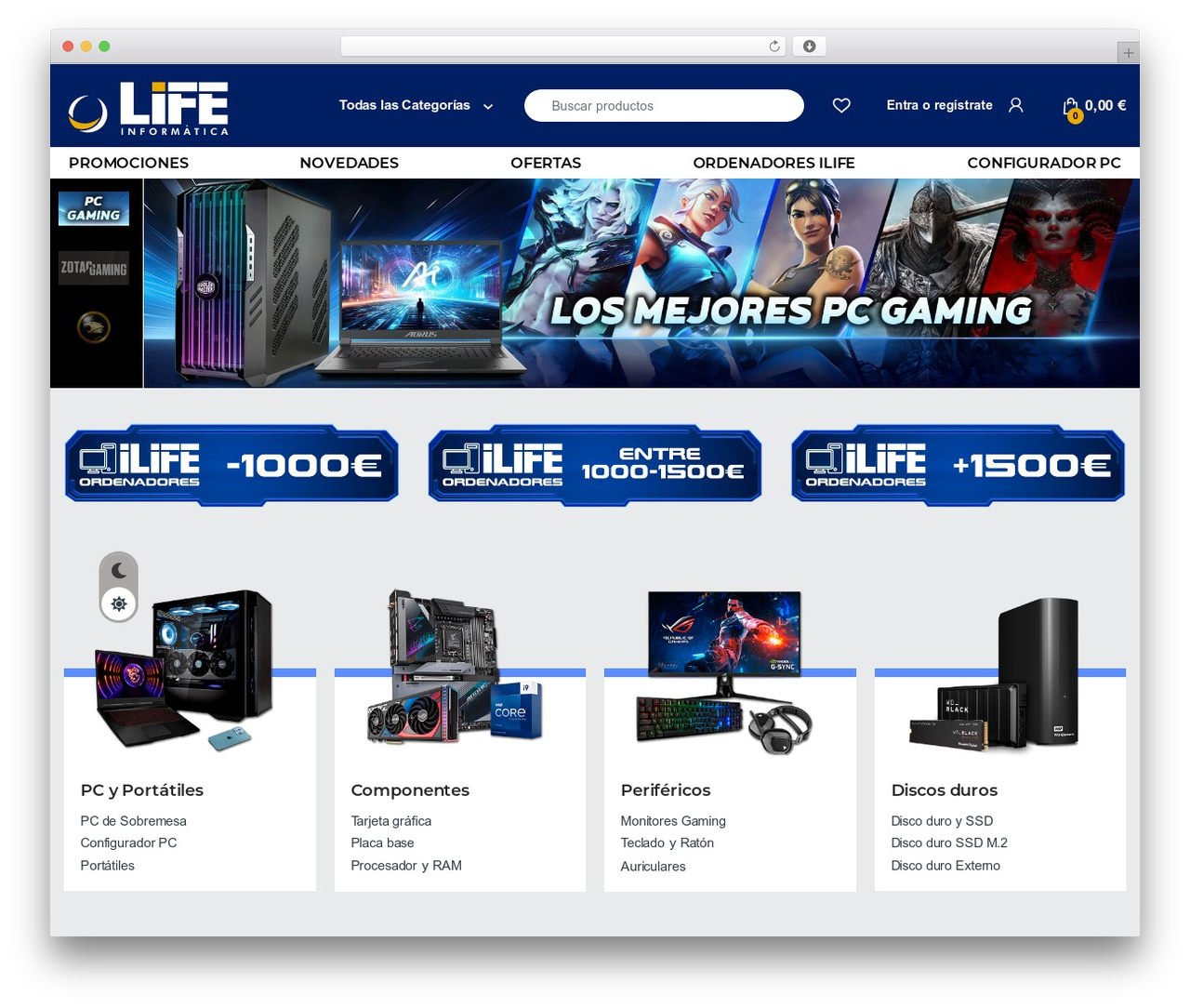 Electro theme WordPress - lifeinformatica.com