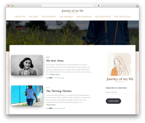 Tiny Hestia template WordPress free by ThemeIsle