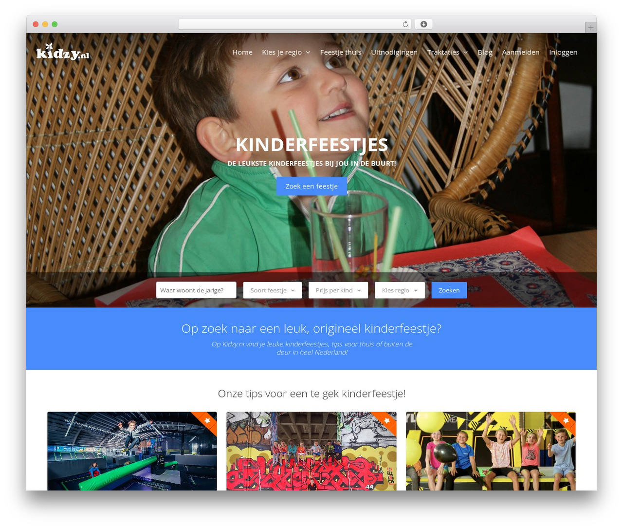 RealesWP WordPress theme - kidzy.nl