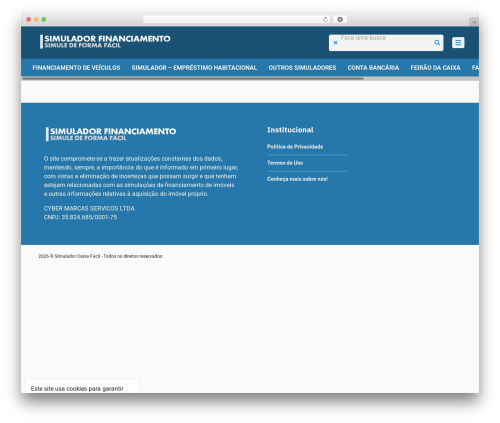 Theme WordPress BrworksPress - simuladorcaixafacil.com.br