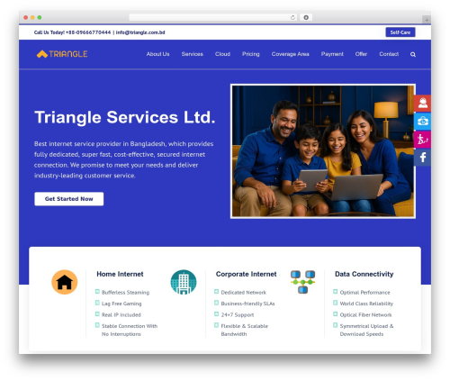 triangle WordPress theme - triangle.com.bd