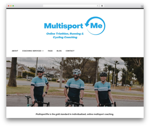 WordPress theme Radcliffe 2 - multisportme.com.au