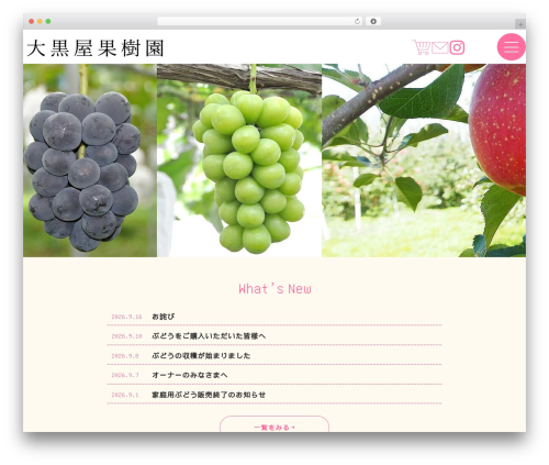 WordPress theme responsive_159 - daikokuya-kaju.com
