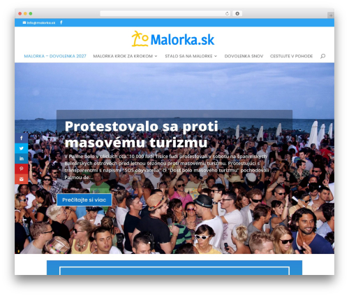 WordPress theme Divi - malorka.sk