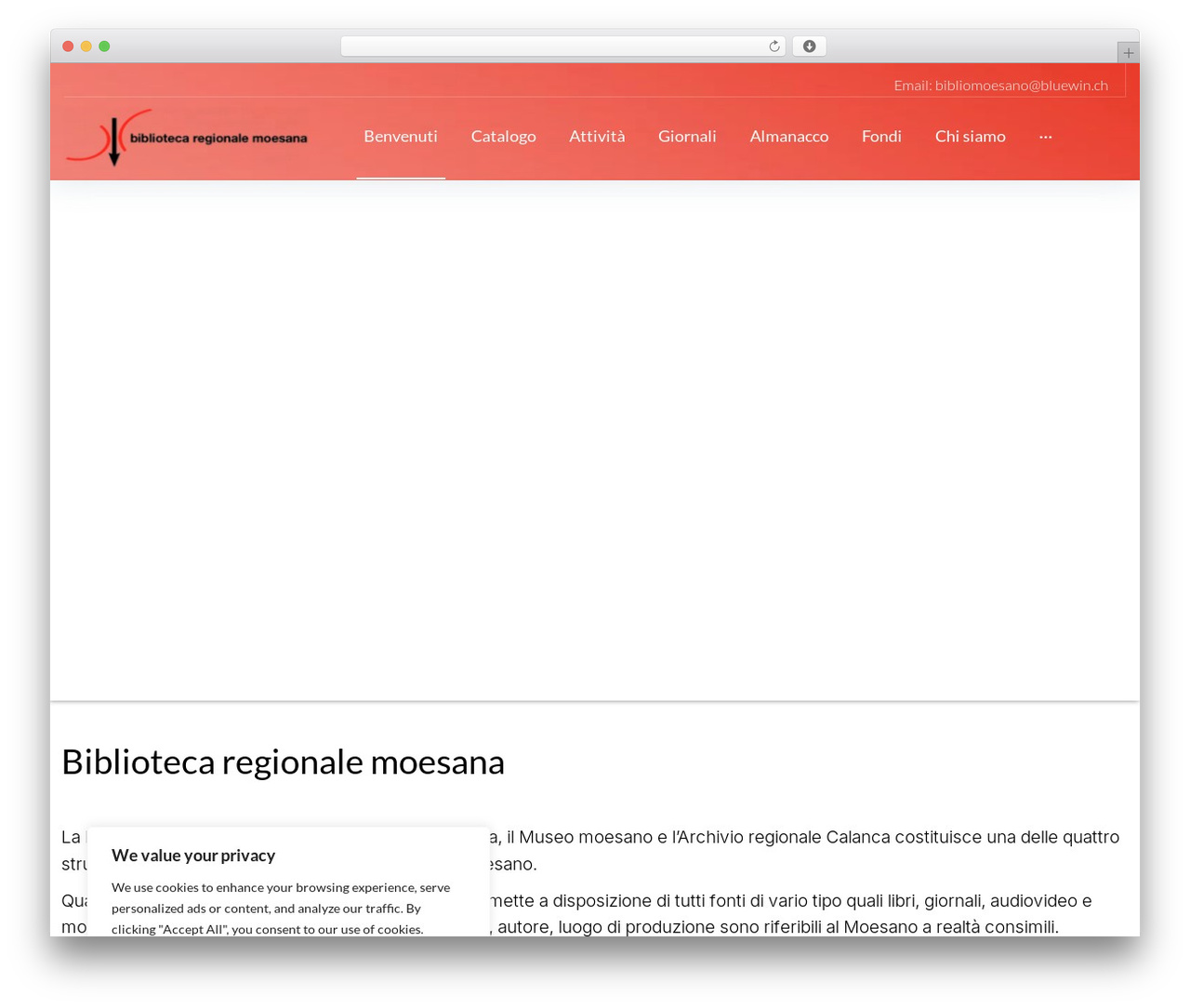 WordPress theme Profimed - bibliomoesano.ch