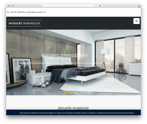 Residence gutenberg WordPress plugin - weigert-immobilien.de