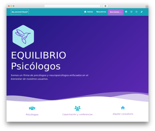 BlockStrap WordPress theme - eqpsicologos.com