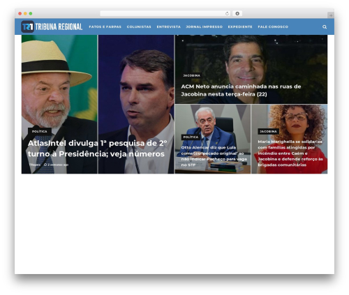 BuzzMag WordPress theme - tragora.com.br