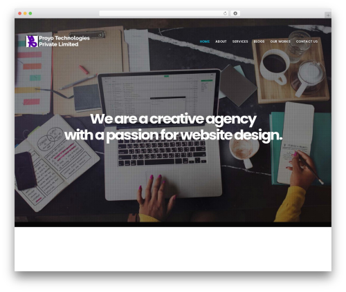 EasyWeb WordPress theme - proyotech.com