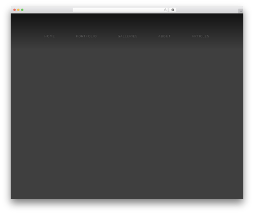 Flatbase WordPress theme design - davidpittsphotos.com