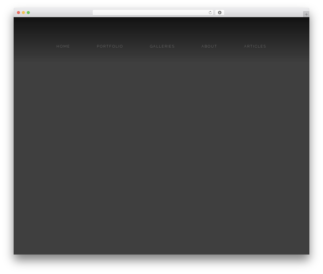 Flatbase WordPress theme design - davidpittsphotos.com