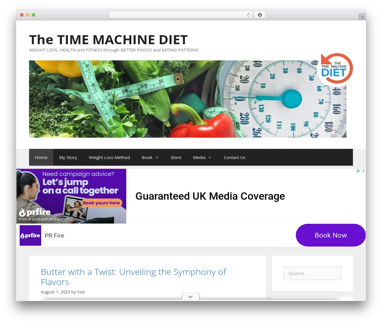 GeneratePress WordPress theme - timetraveldiet.com