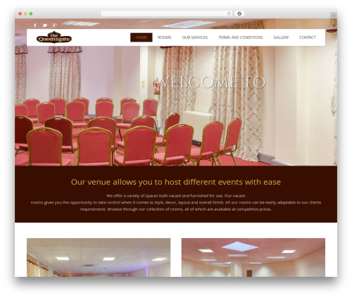 Hoteliour WordPress theme - thequeensgate.co.uk