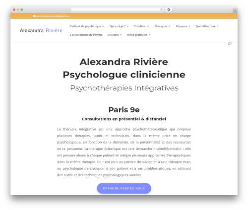 Theme WordPress Divi - psychologue-riviere.com