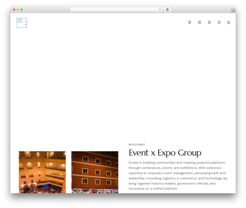 Theme WordPress Eventicity - eventexpo.group