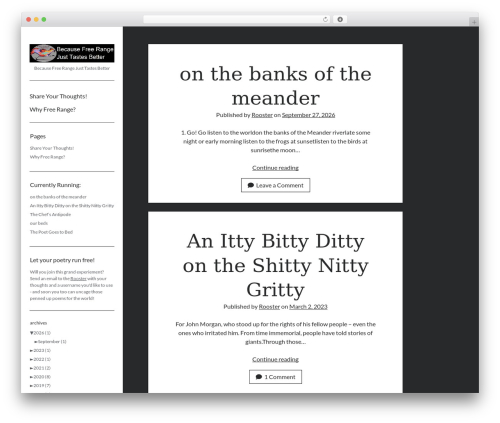 Collapsing Archives (collapsing-archives) free WordPress plugin - freerangepoetry.com
