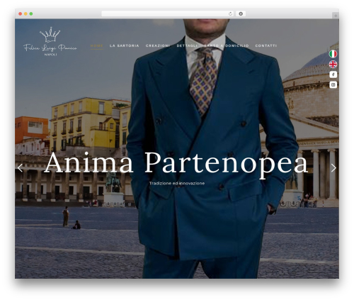 WordPress website theme Caverta - sartoriafeliceluigipanico.com
