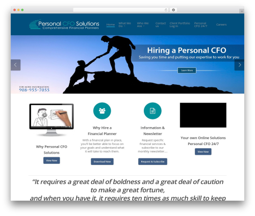 cfo WordPress theme - personalcfosolutions.com