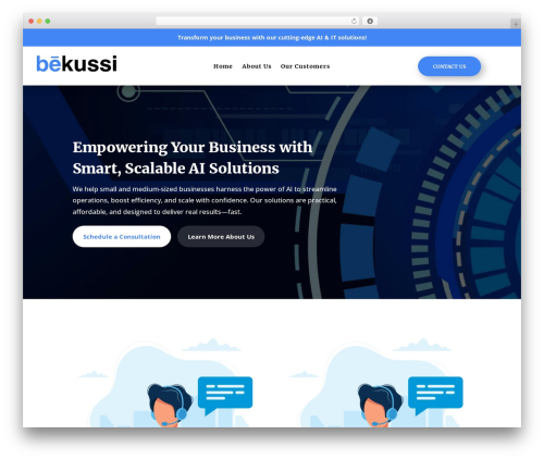 Divi theme WordPress - bekussi.com