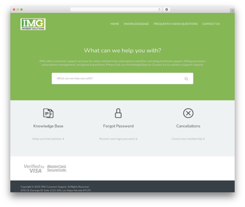 Flatbase WordPress theme - imgcustomersupport.com