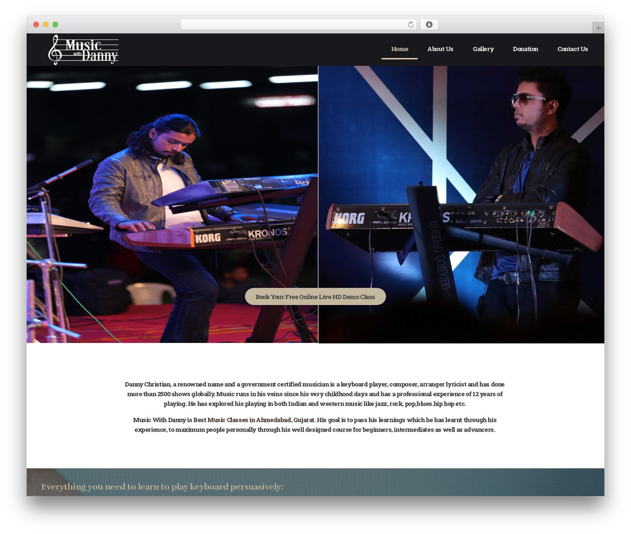Theme WordPress Rhythmo - musicwithdanny.com Theme WordPress Rhythmo - musicwithdanny.com