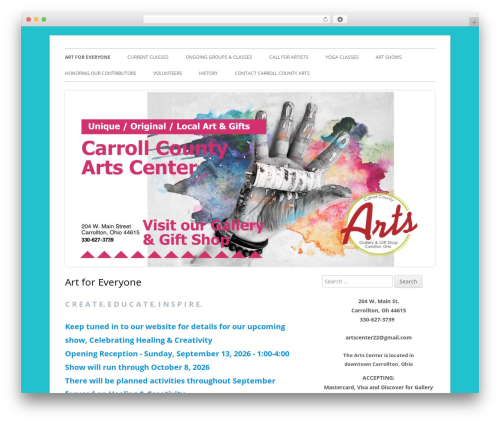 Tiny Framework WordPress theme download - carrollcountyarts.org