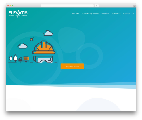 uptech WordPress theme design - elevatis.fr