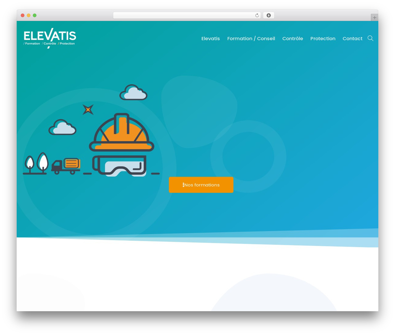 UpTech WordPress theme design - elevatis.fr