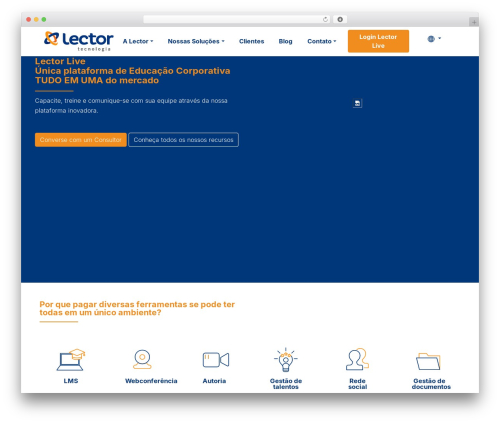 WordPress theme MCD - www.lector.com.br