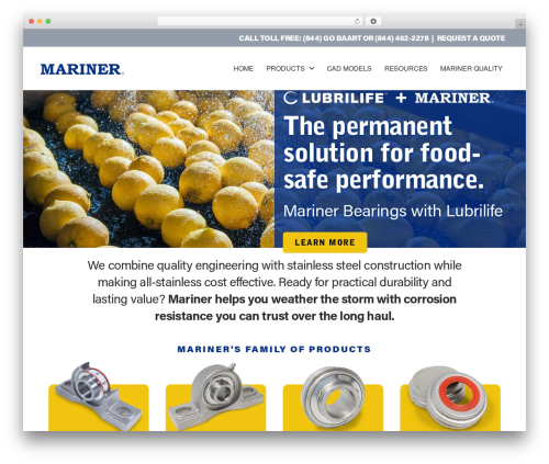 Beaver Builder Theme WordPress theme - marinerbearing.com