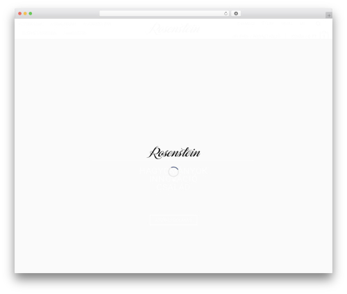 Best WordPress theme Flatsome - rosenstein.hu