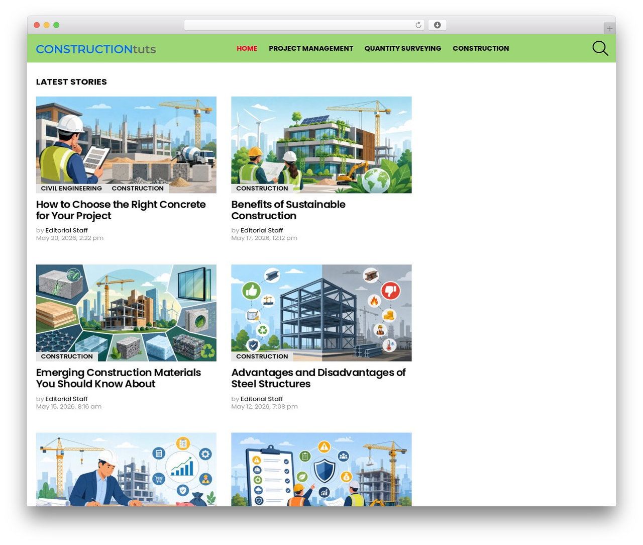 Bimber theme WordPress - constructiontuts.com