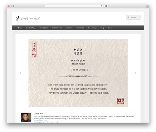 Catch Box WordPress theme design - taoism.net