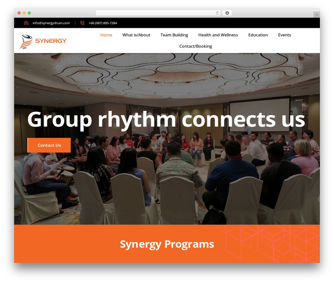 Codesk WordPress theme - synergydrum.com