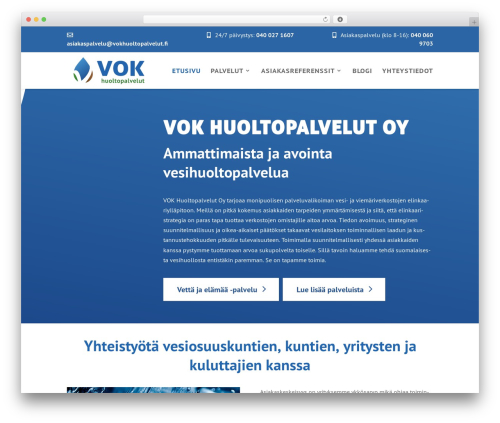 Divi WordPress theme - vokhuoltopalvelut.fi