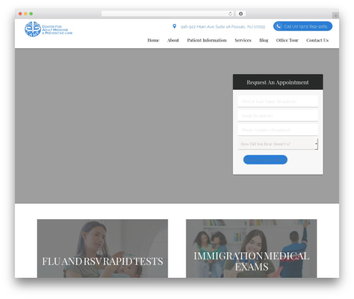 DoctorGenius Framework WordPress theme design - campmedicine.org