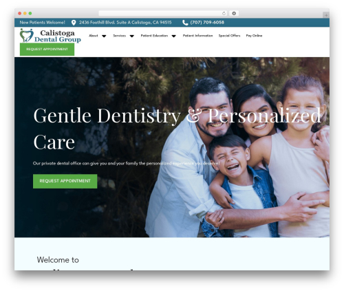 Ada compliance fix WordPress plugin - calistogadentalgroup.com