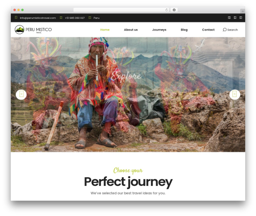 Theme WordPress SetSail - perumisticotravel.com